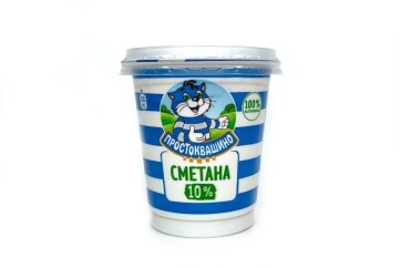 Простоквашино Сметана 300г Россия  (10%)